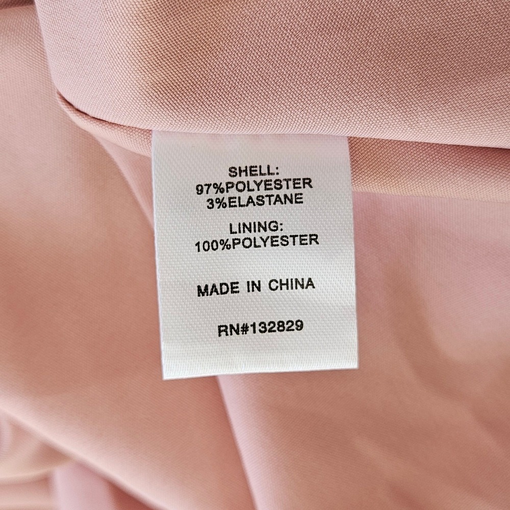 MORE TO COME | NWT Emma Strapless Maxi Dress in Blush Satin XL - Picture 12 of 12